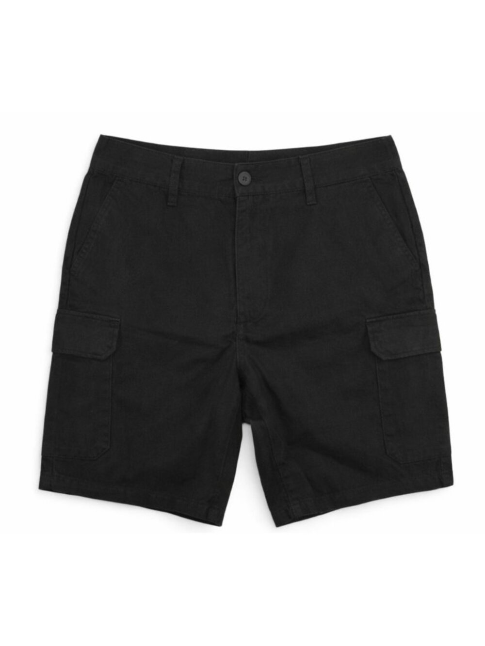 Topman Mens Cargo Shorts Bermuda Size 28 Black Casual Cotton Blend NEW
